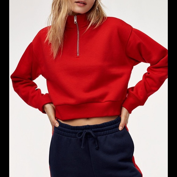 Aritzia Tops - Tna perfect 1/4 zip sweater
